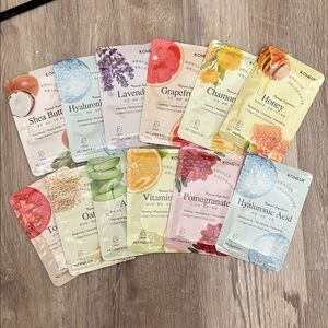 Skincare Sheet Mask Set - set of 12